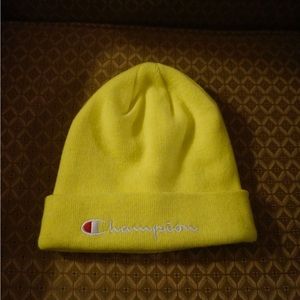 Champion Neon Yellow Beanie